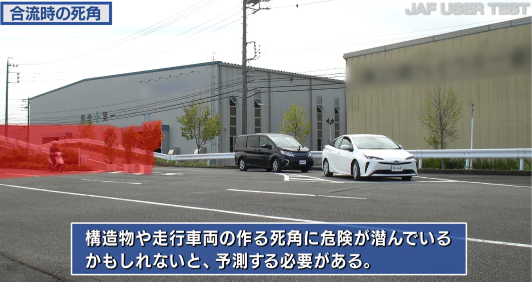 JAFユーザーテスト（資料編）「死角に潜む危険を知っていますか？～運転経験の差による「行動」を比較～」