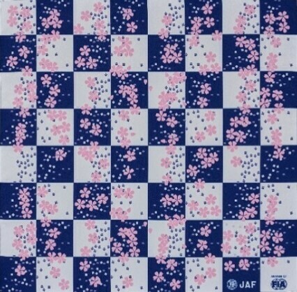 市松模様×桜