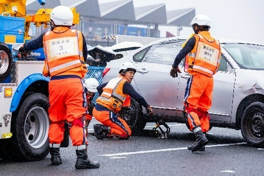 JAF全国ロードサービス競技大会の様子
