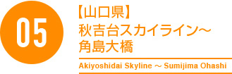 05【山口県】秋吉台スカイライン~角島大橋