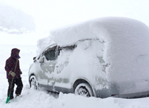 豪雪で身動きが取れなくなった場合