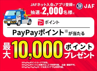 抽選でPayPayポイントプレゼント!