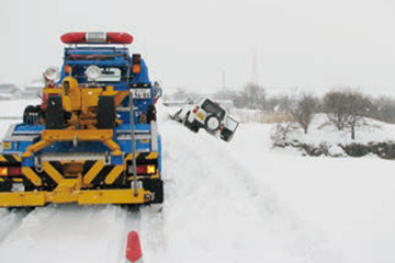 豪雪地帯の派遣