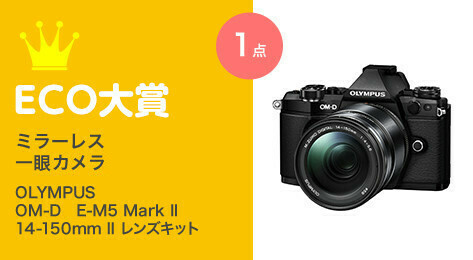 ECO大賞／ミラーレス 一眼レフカメラ OLYMPUS OM-D E-M5 Mark II 14-150mm II レンズキット