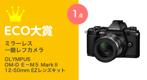 ECO大賞／ミラーレス 一眼レフカメラ OLYMPUS OM-D E－M5 Mark Ⅱ 12-50mm EZレンズキット