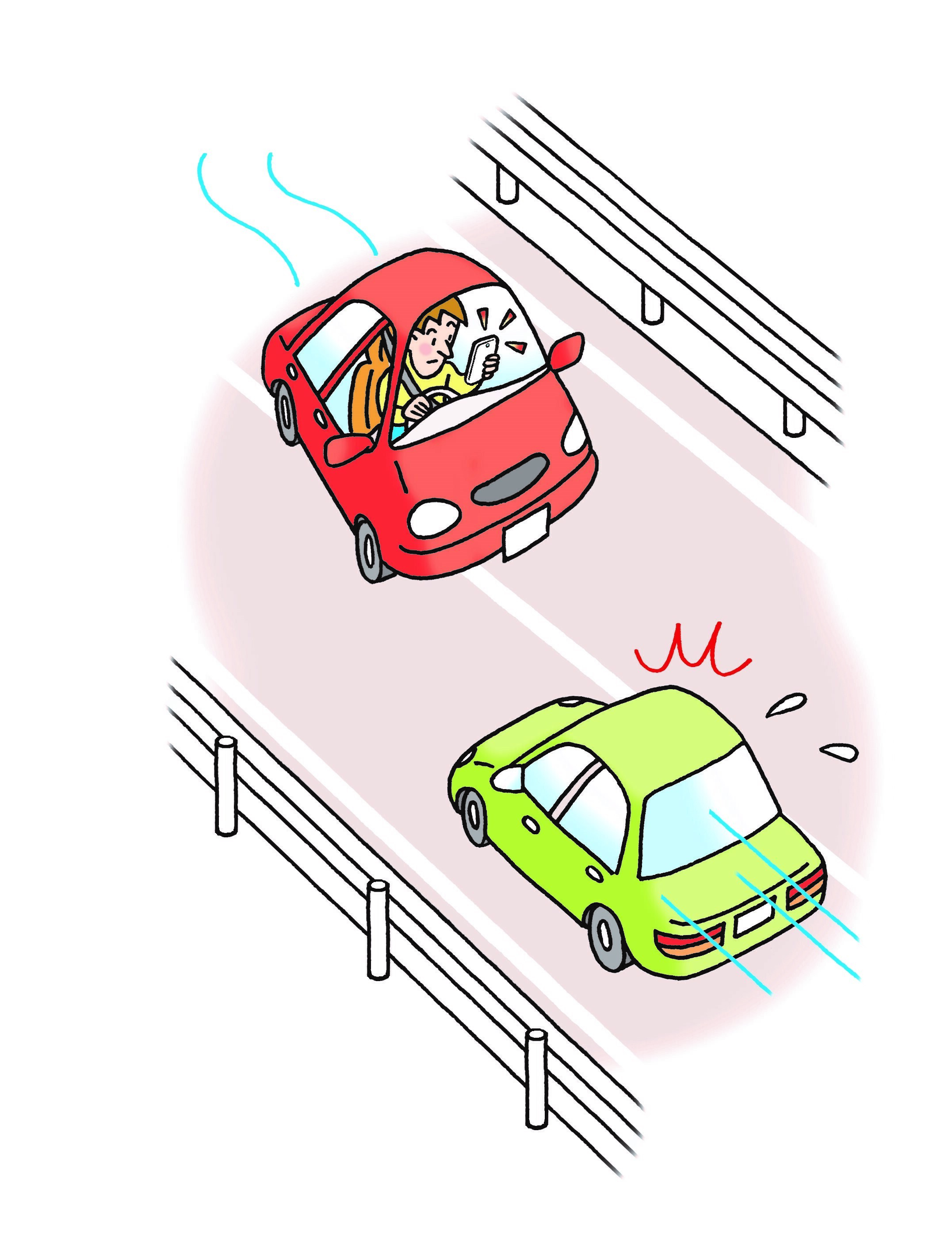 運転中の ながらスマホ で事故が起きるのはどうして Jaf クルマ何でも質問箱