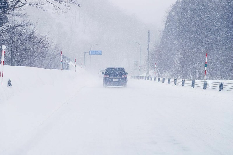 雪道の様子