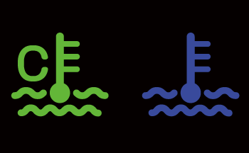 青色、もしくは緑色の水温警告灯が点灯している場合の原因と対処方法 | JAF