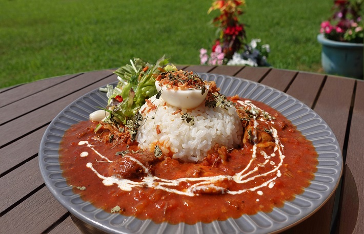 東松山市農林公園「丘の上カフェ」農林公園カレー
