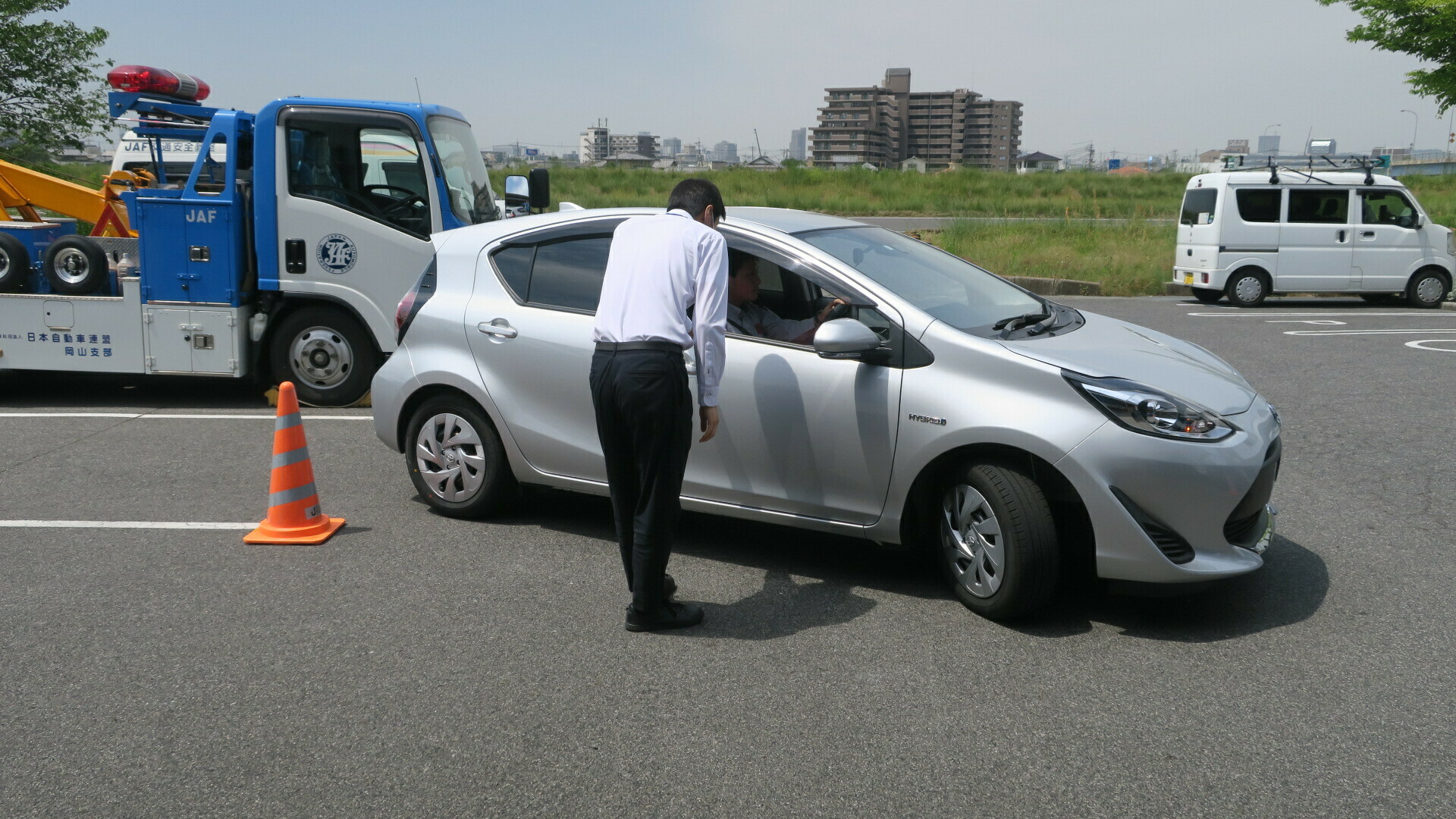 マンツーマン 苦手運転 車庫入れ 克服講習会 岡山県岡山市 2月15日 19日開催 Jaf