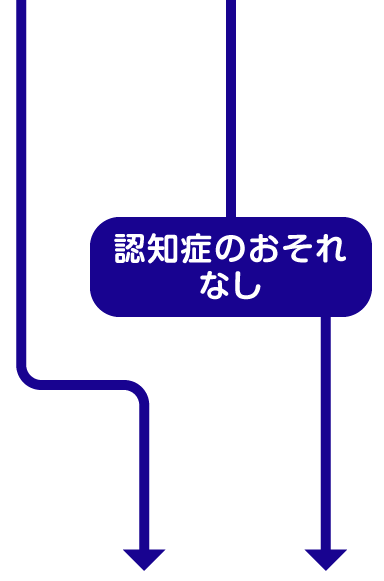 認知症のおそれなし