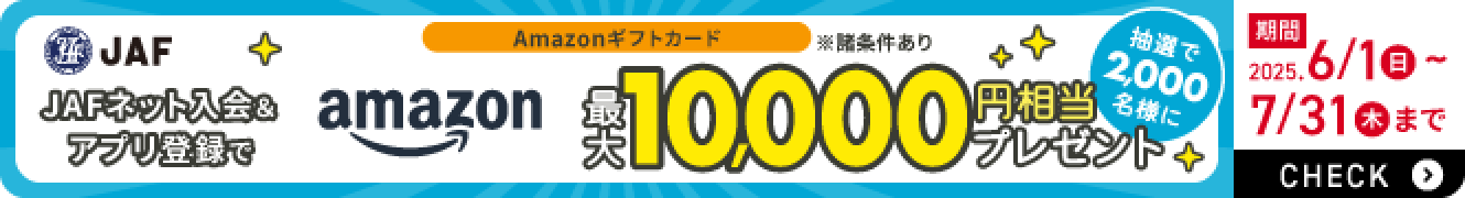 Amazonギフトカード 最大10,000円相当プレゼント！